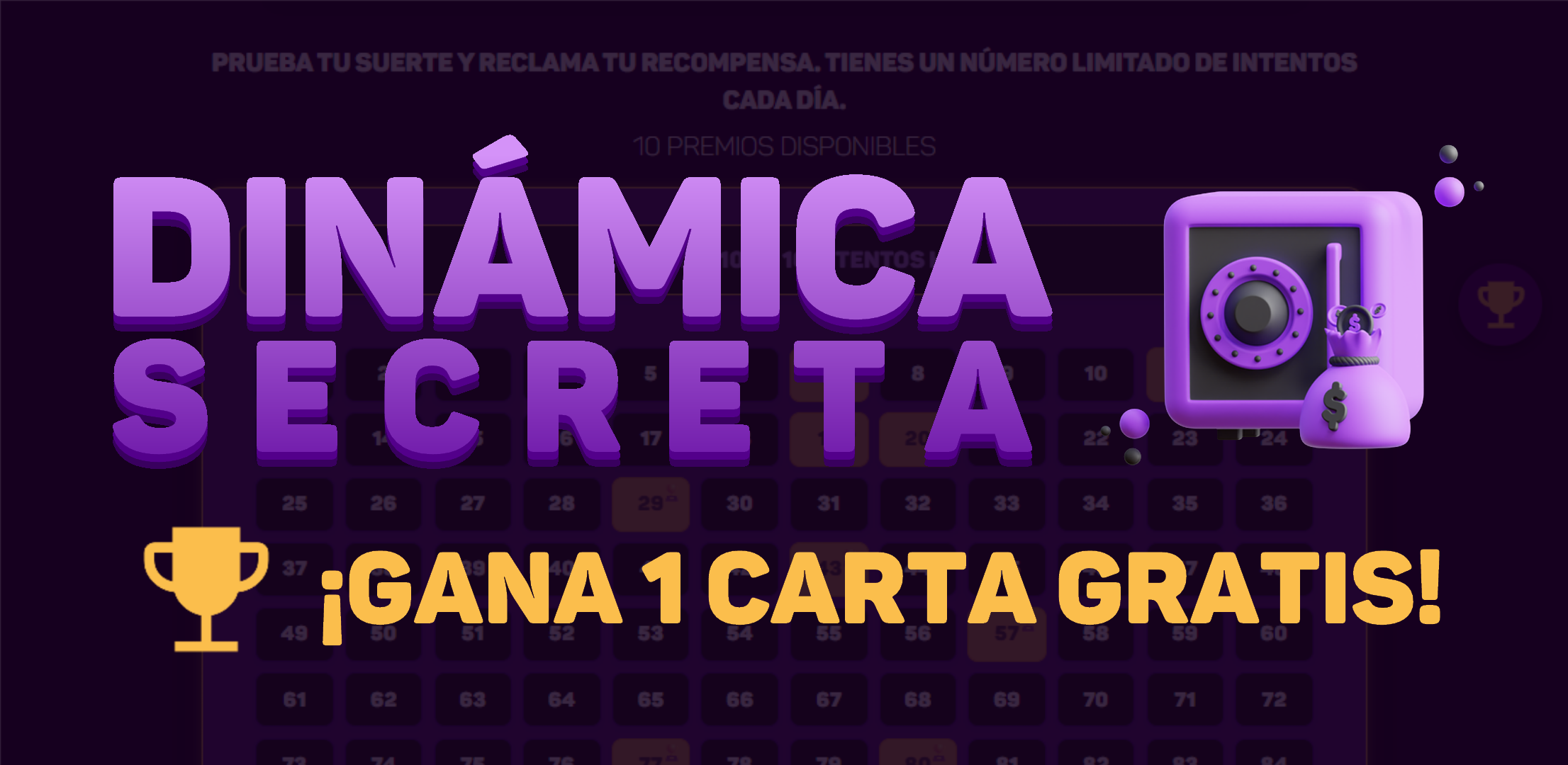 Evento diario Dinámica Secreta